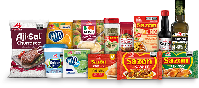 Pack de produtos AJINOMOTO